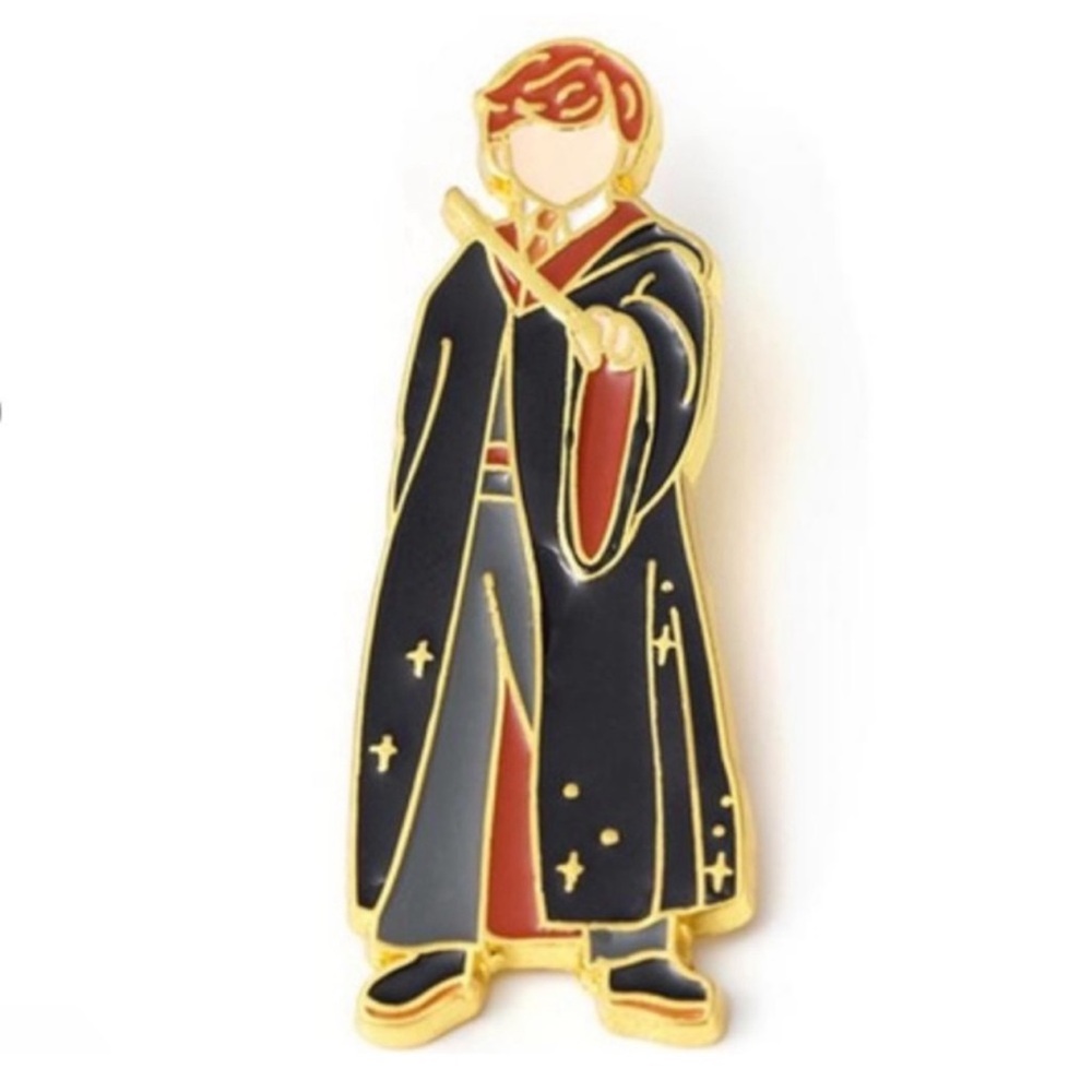 Harry Potter Enamel Pin, J. K. Rowling Character Ron Weasley Enamel Pin
